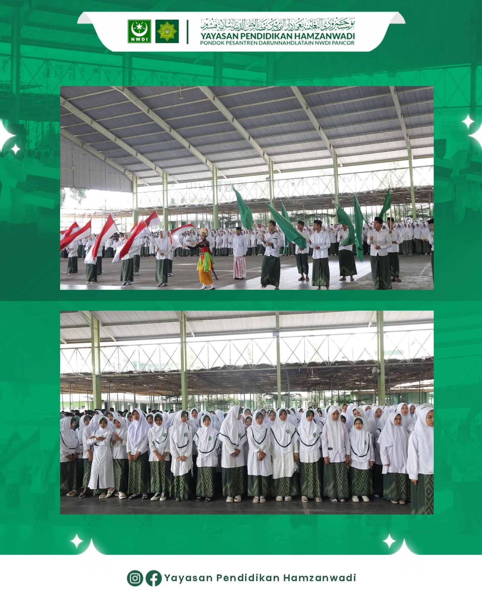 Yayasan Pendidikan Hamzanwadi Gelar Upacara Hari Santri Nasional 2025