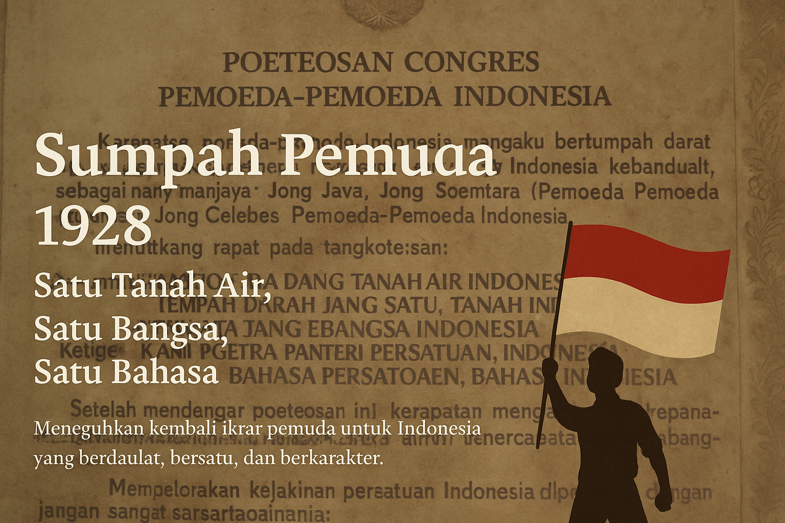 Meneguhkan Kembali Ikrar Sumpah Pemuda: Dari Romantisme Sejarah ke Tanggung Jawab Kebangsaan