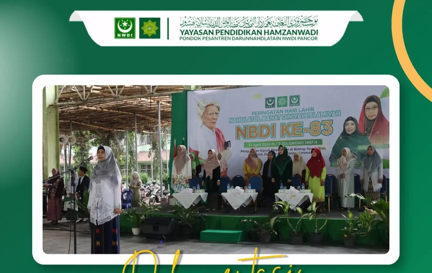 Apel Hultah ke-83 NBDI: Meneguhkan Semangat Emansipasi dan Pendidikan Perempuan